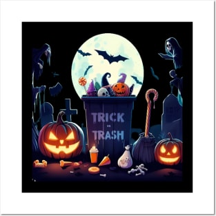 trick or trash Posters and Art